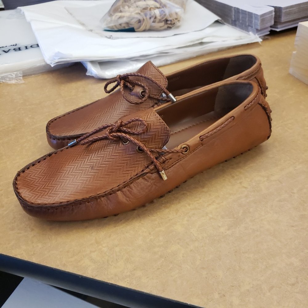 Rustic Asphalt Van Pool Leather Loafer size 42